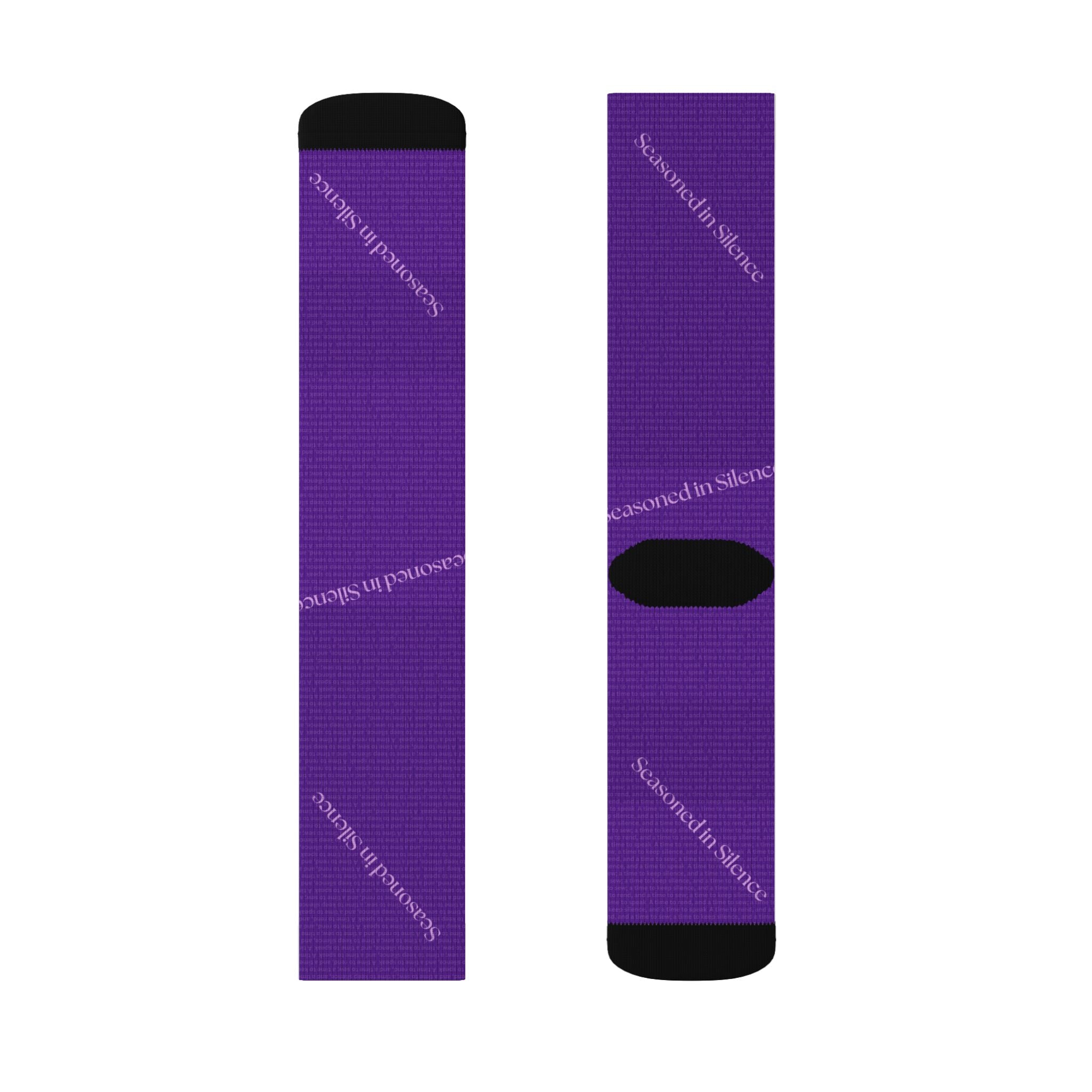 Hidden Scripture- Seasoned in Silence- Socks