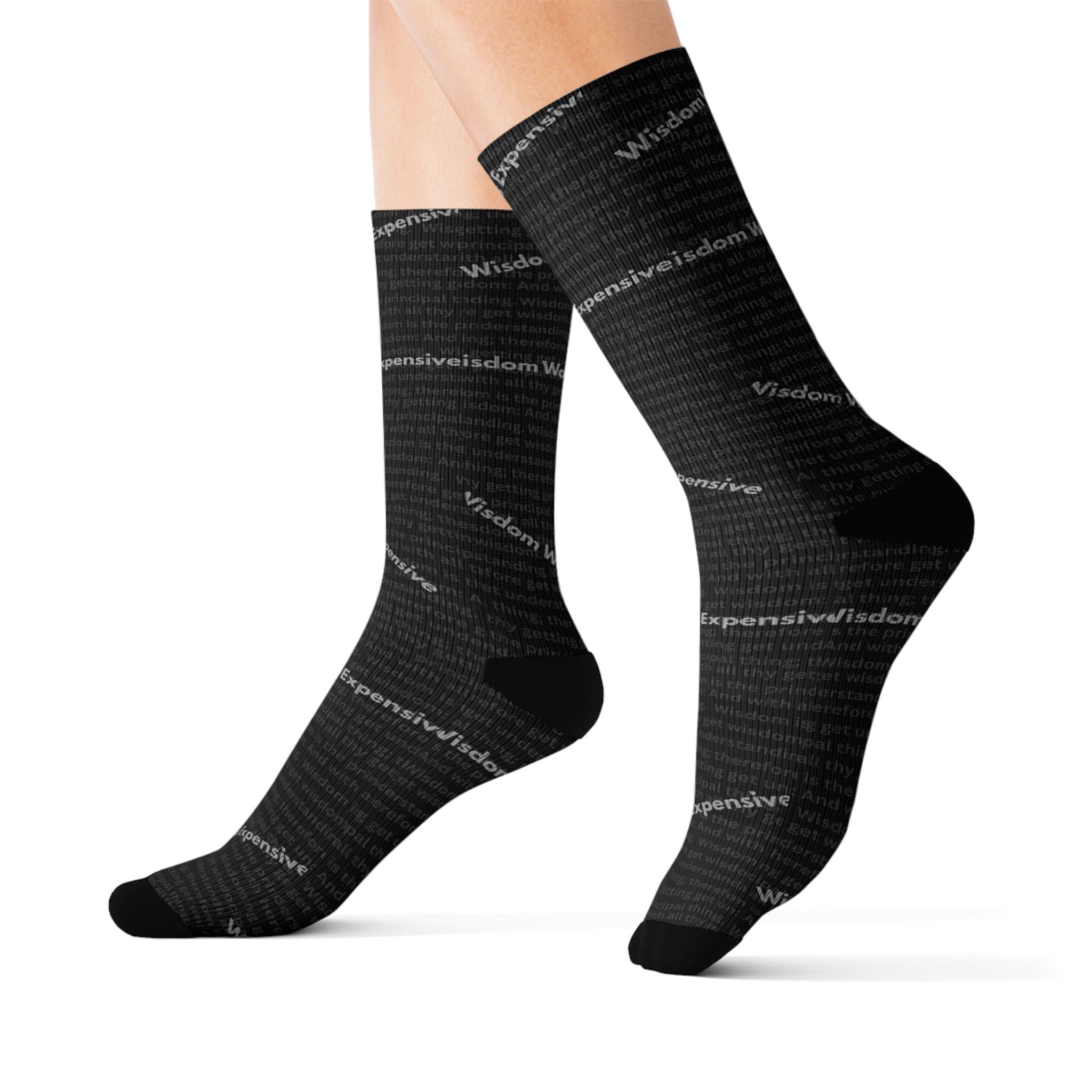 Hidden Scripture- Wisdom Was Expensive-Socks