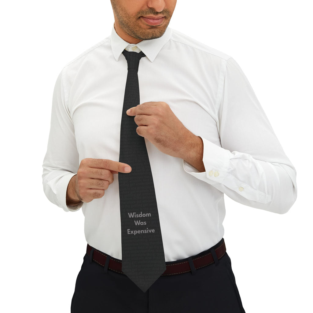 Hidden Scripture- Wisdom Was Expensive- Tie