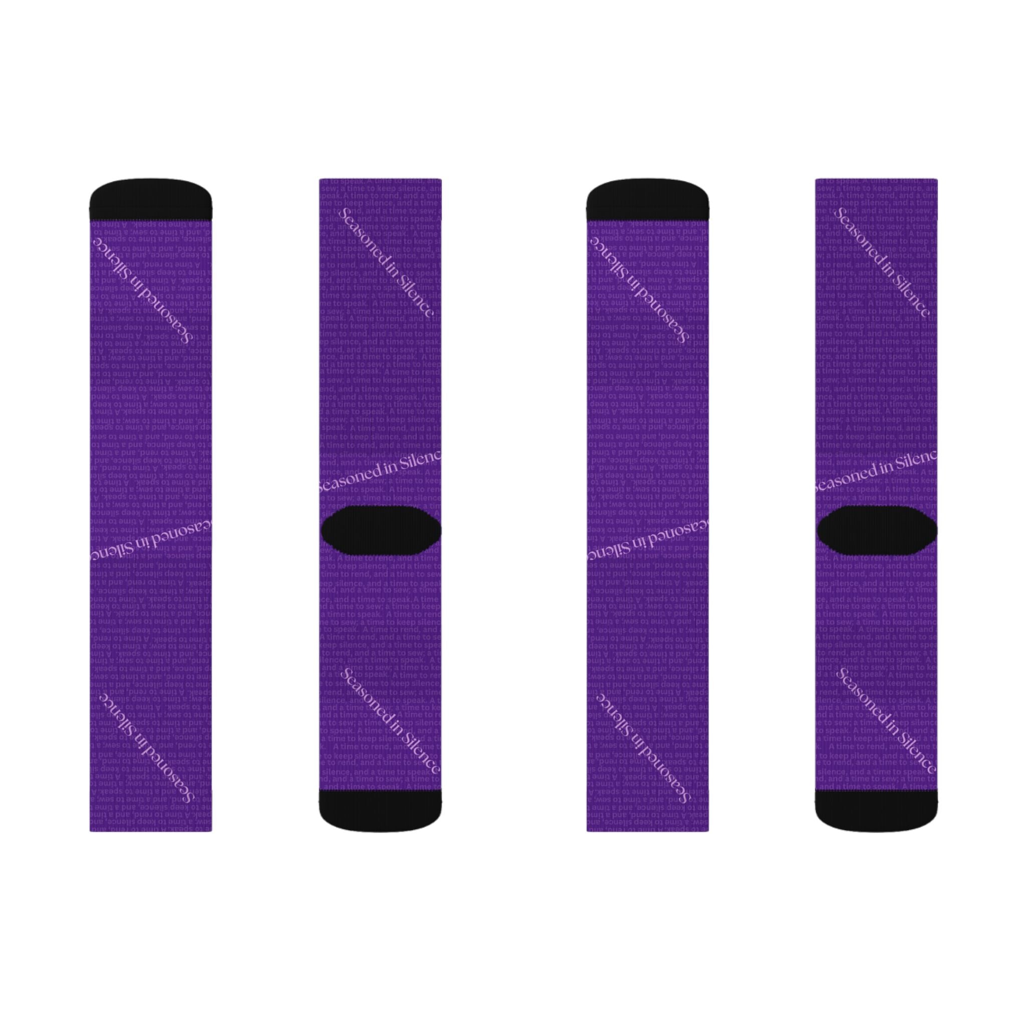 Hidden Scripture- Seasoned in Silence- Socks