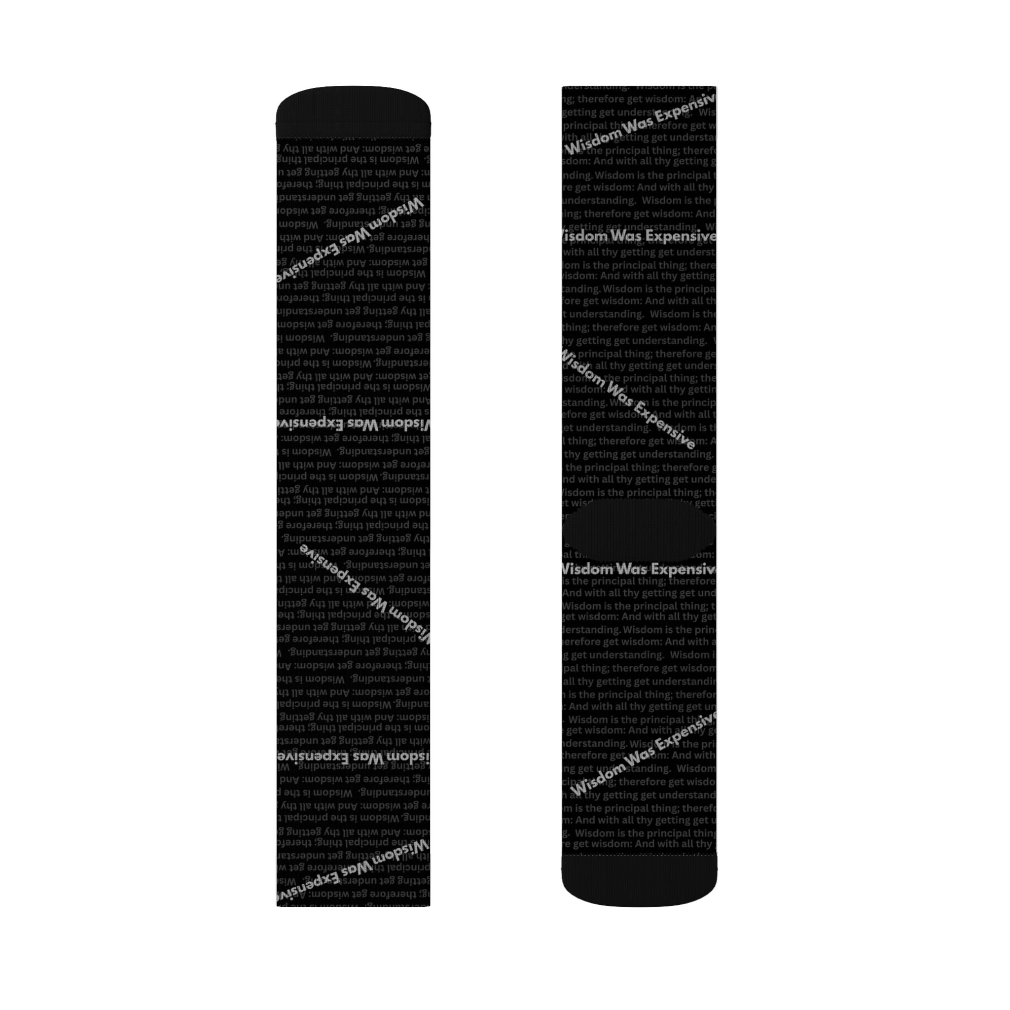 Hidden Scripture- Wisdom Was Expensive-Socks