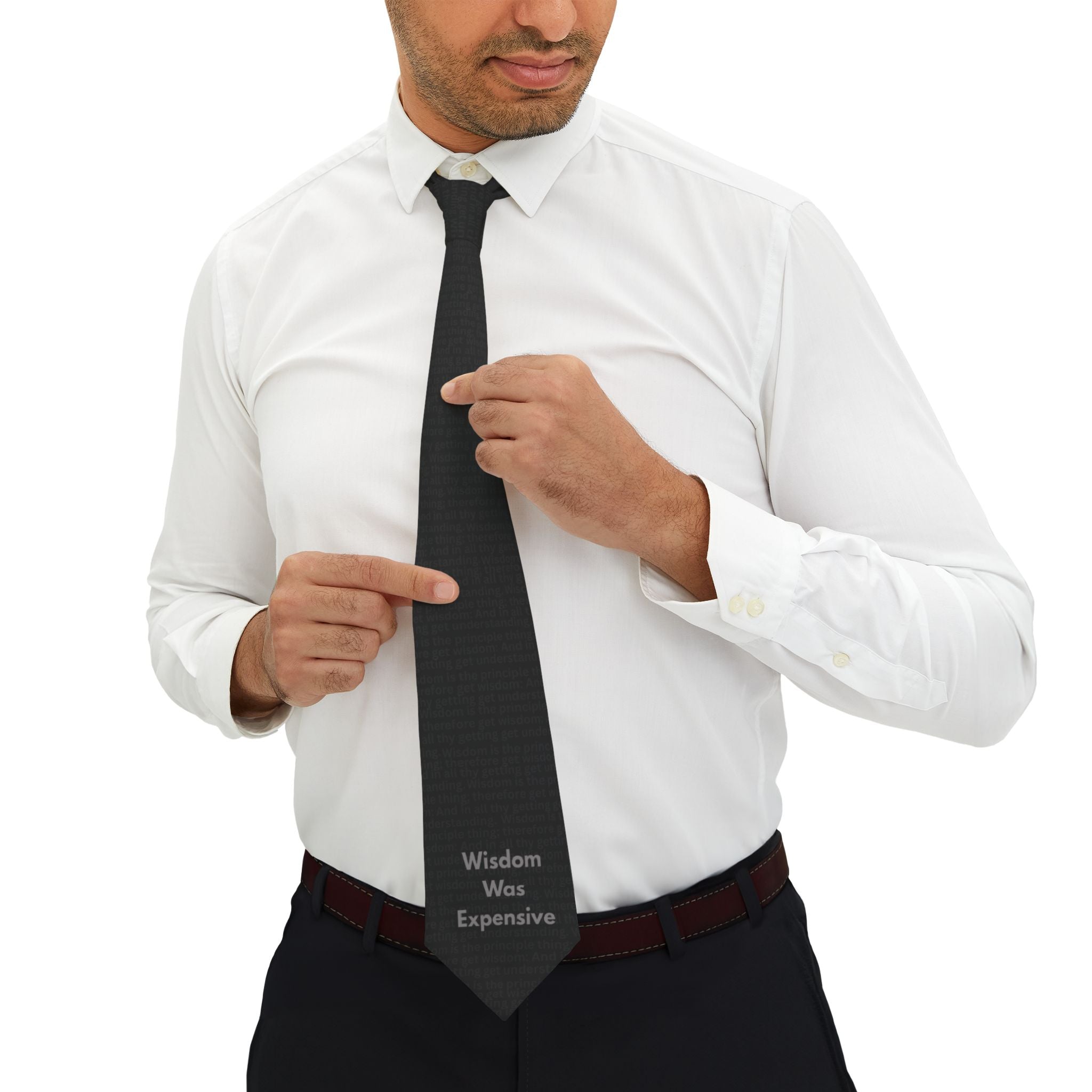 Hidden Scripture- Wisdom Was Expensive- Tie