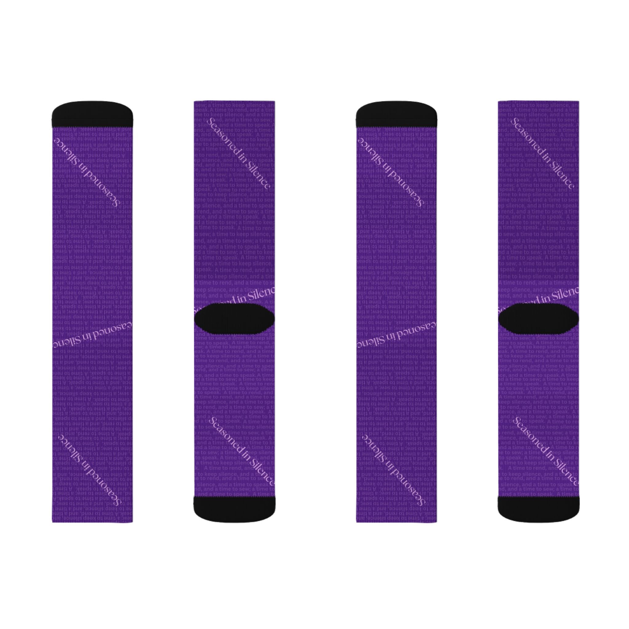 Hidden Scripture- Seasoned in Silence- Socks