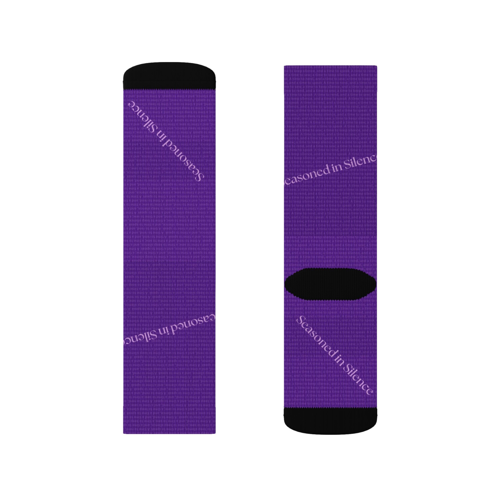 Hidden Scripture- Seasoned in Silence- Socks