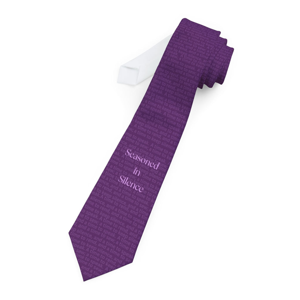 Hidden Scripture- Seasoned in Silence- Tie