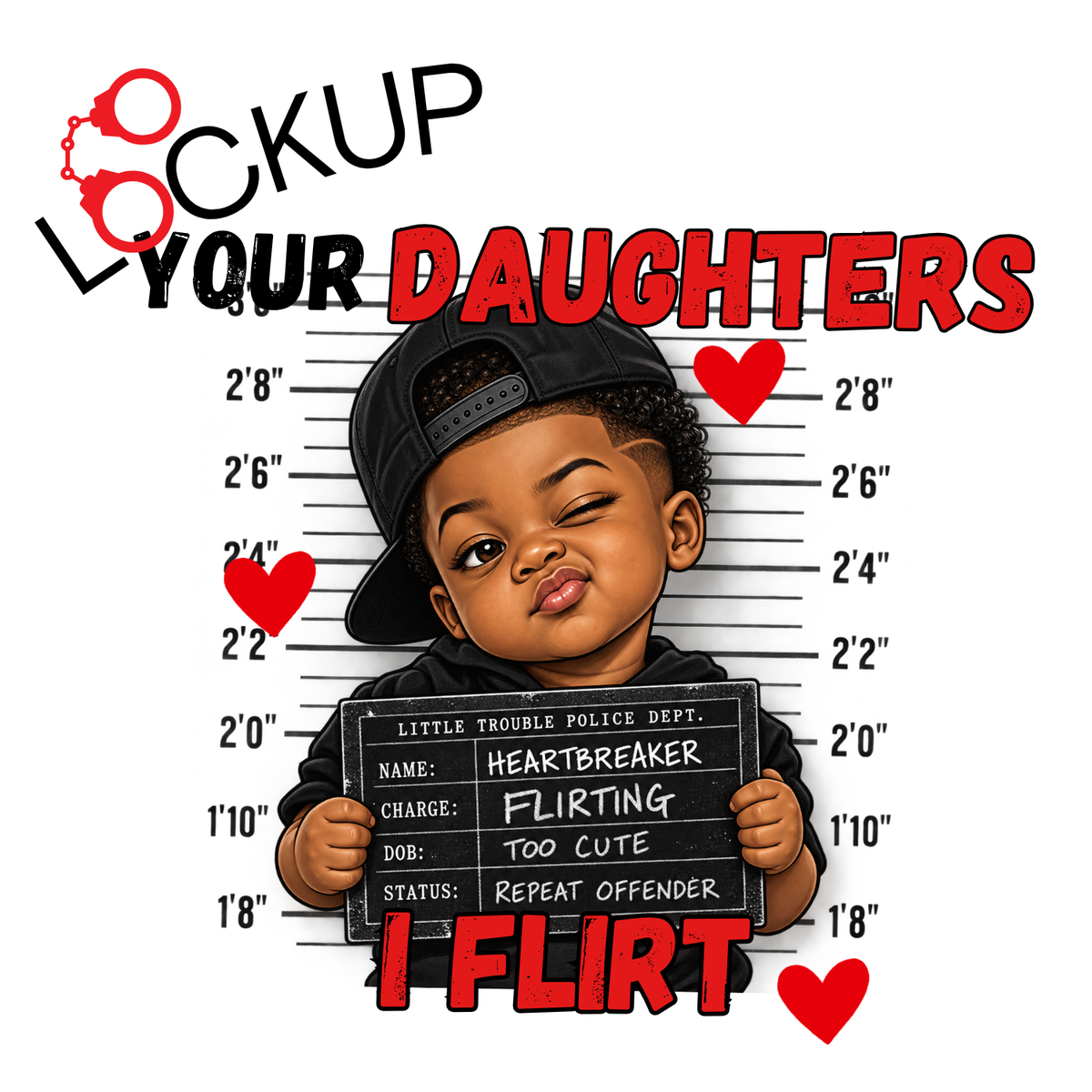 Lock Em Up & Hide Em | 2 PNG Digital Download Bundle
