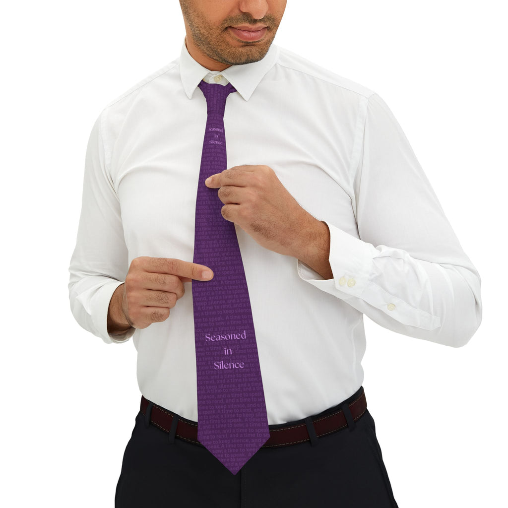 Hidden Scripture- Seasoned in Silence- Tie