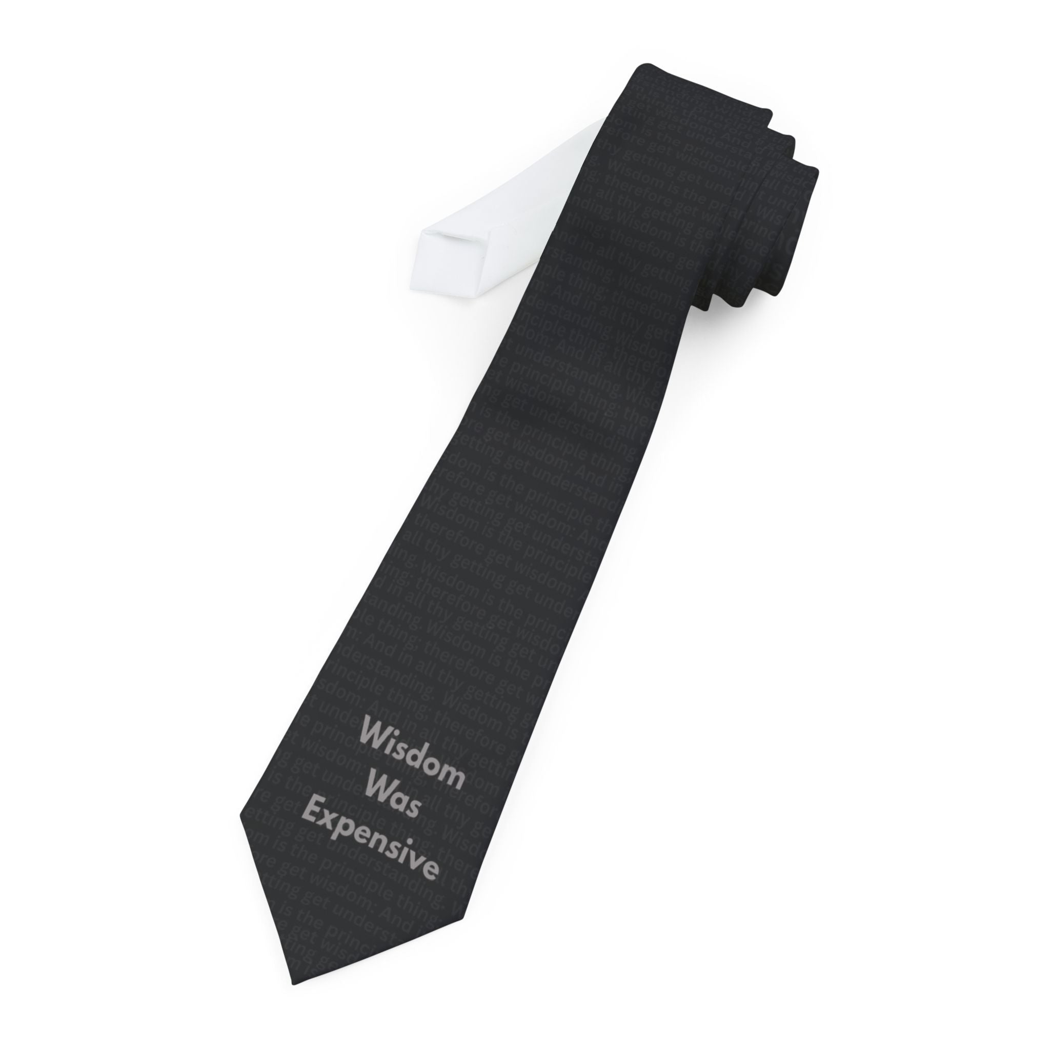 Hidden Scripture- Wisdom Was Expensive- Tie
