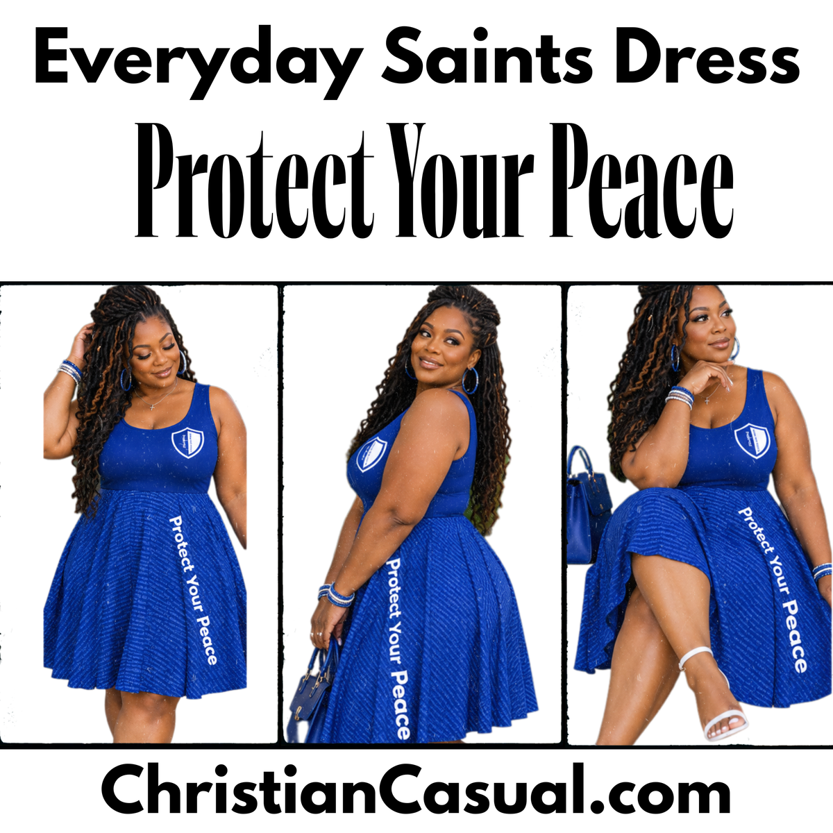 Protect Your Peace Everyday Saints Dress