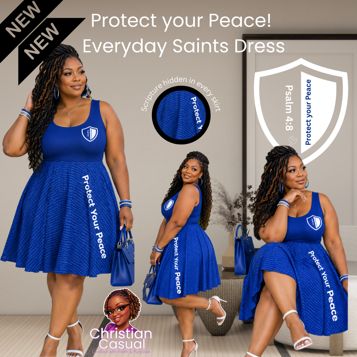 Protect Your Peace Everyday Saints Dress