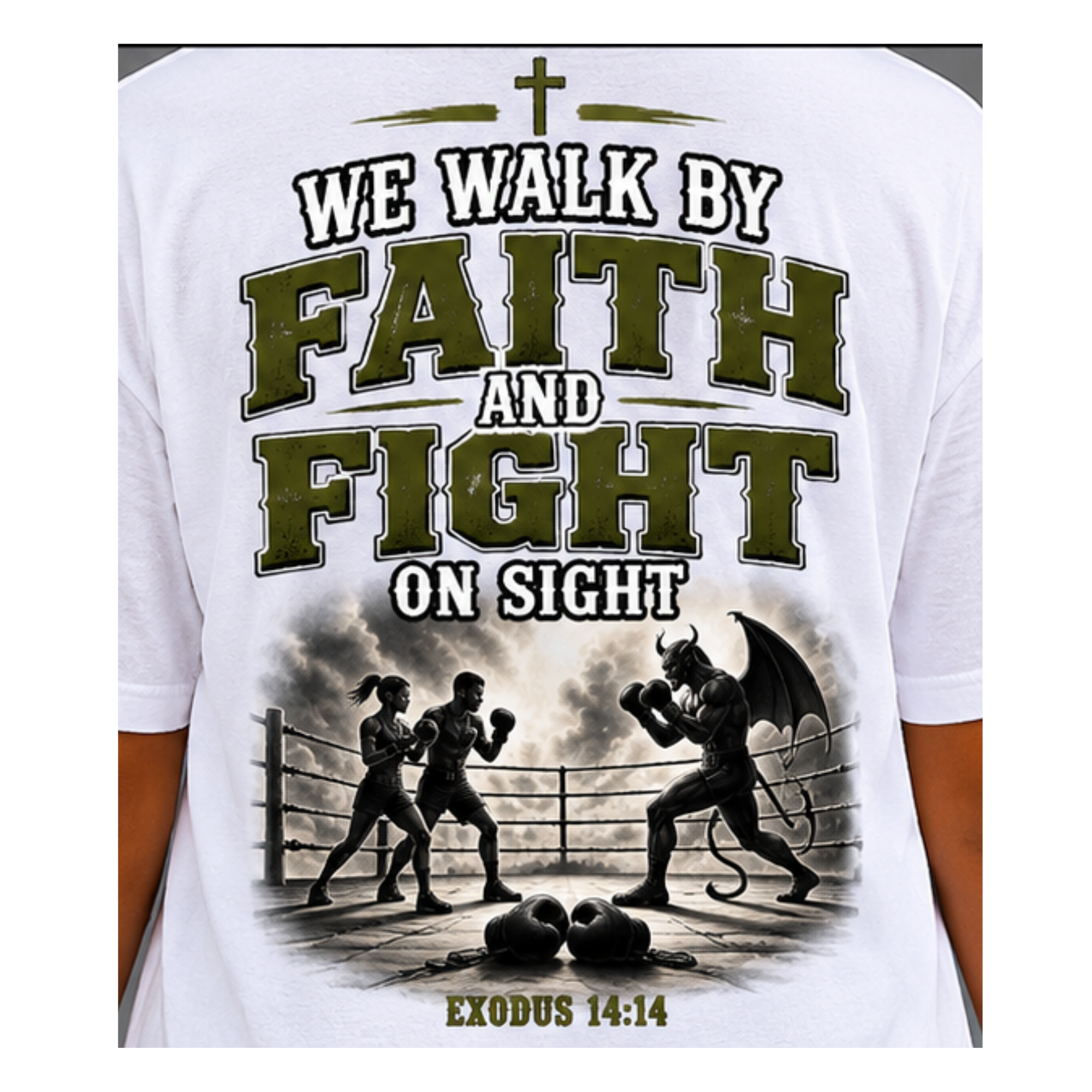 We Walk by Faith- Fight on Sight.