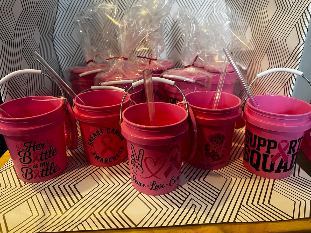 Pink Pails – Breast Cancer Awareness 💗